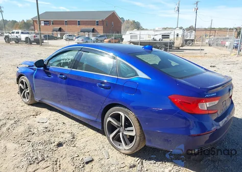 2018 Honda Accord Sport 2.0T из США, поврежденный, VIN 1HGCV2F34JA019918